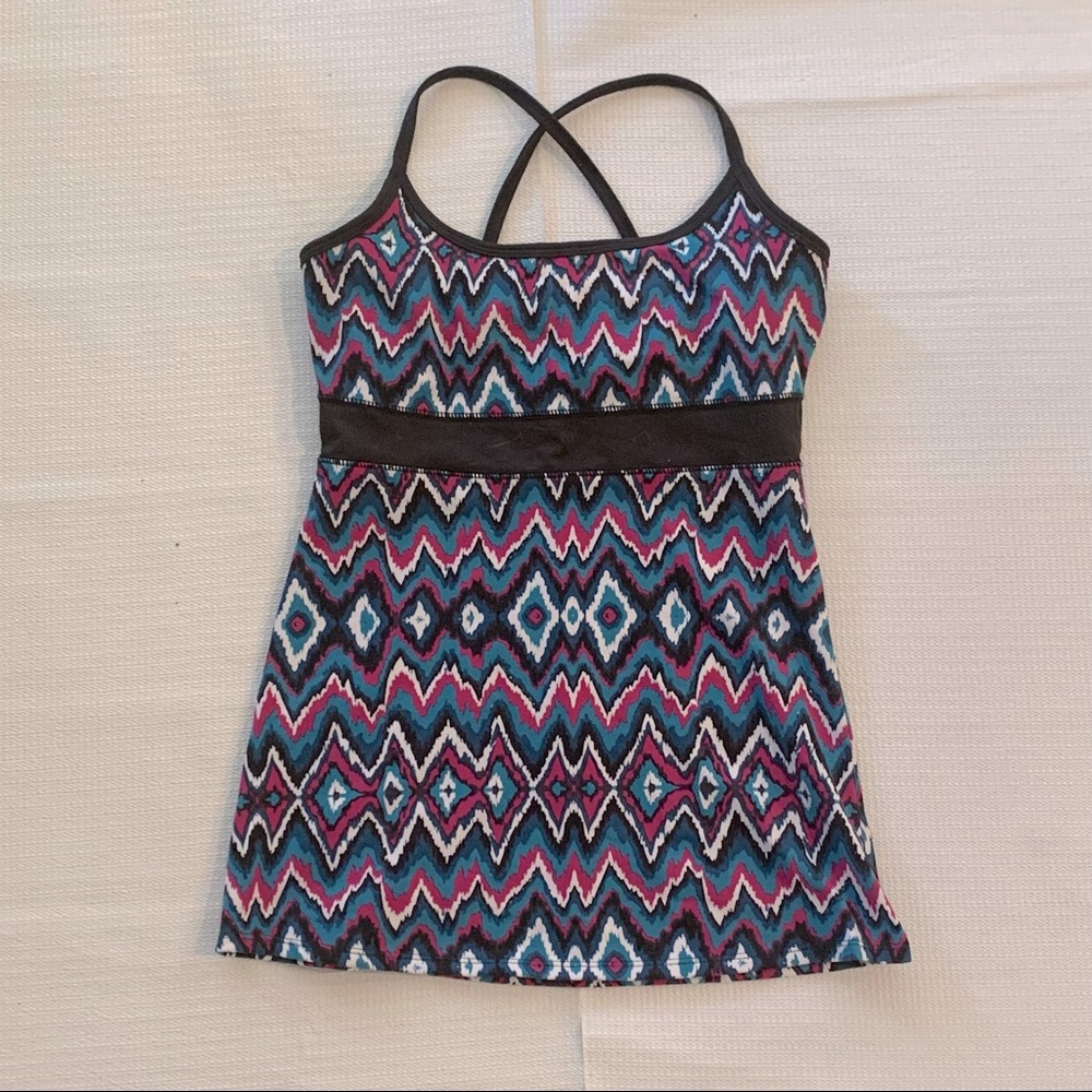 women's extra small athletic abstract tank top
